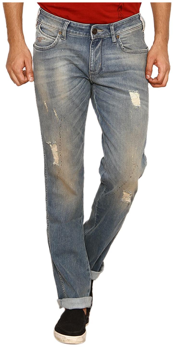 

Wrangler Men Grey Slim Fit Jeans