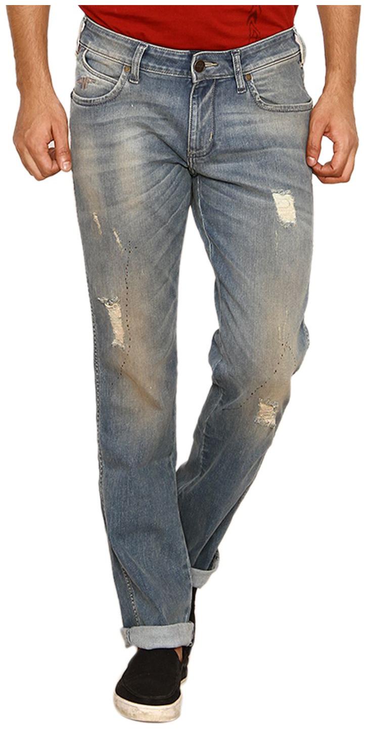 

Wrangler Men Grey Slim Fit Jeans