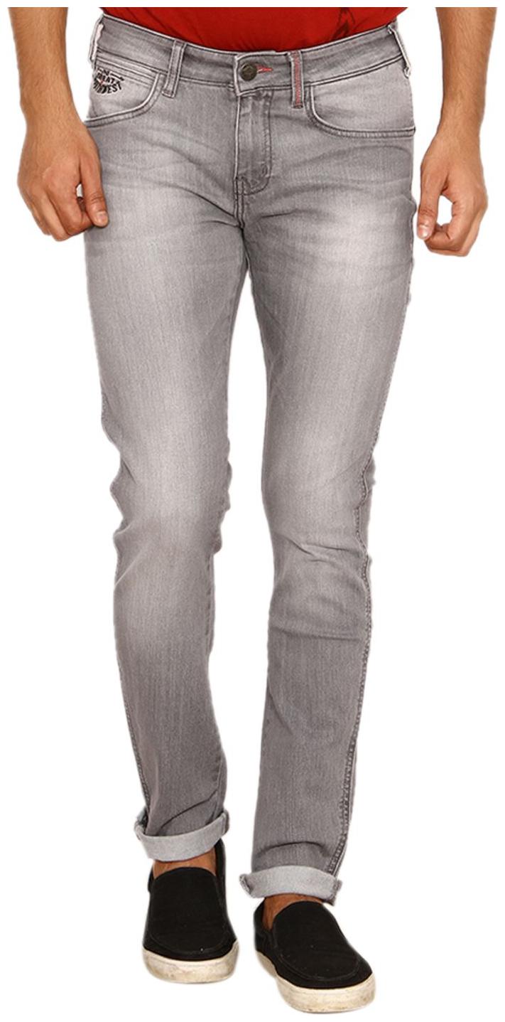 

Wrangler Men Grey Skinny Fit Jeans