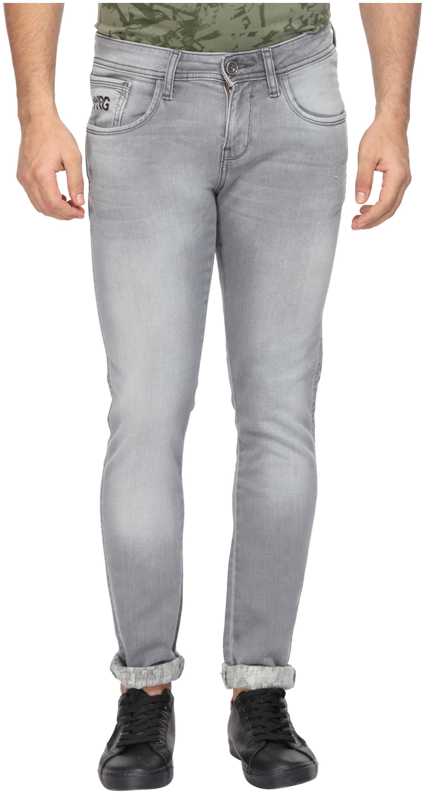 

Wrangler Men Grey Skinny Fit Jeans