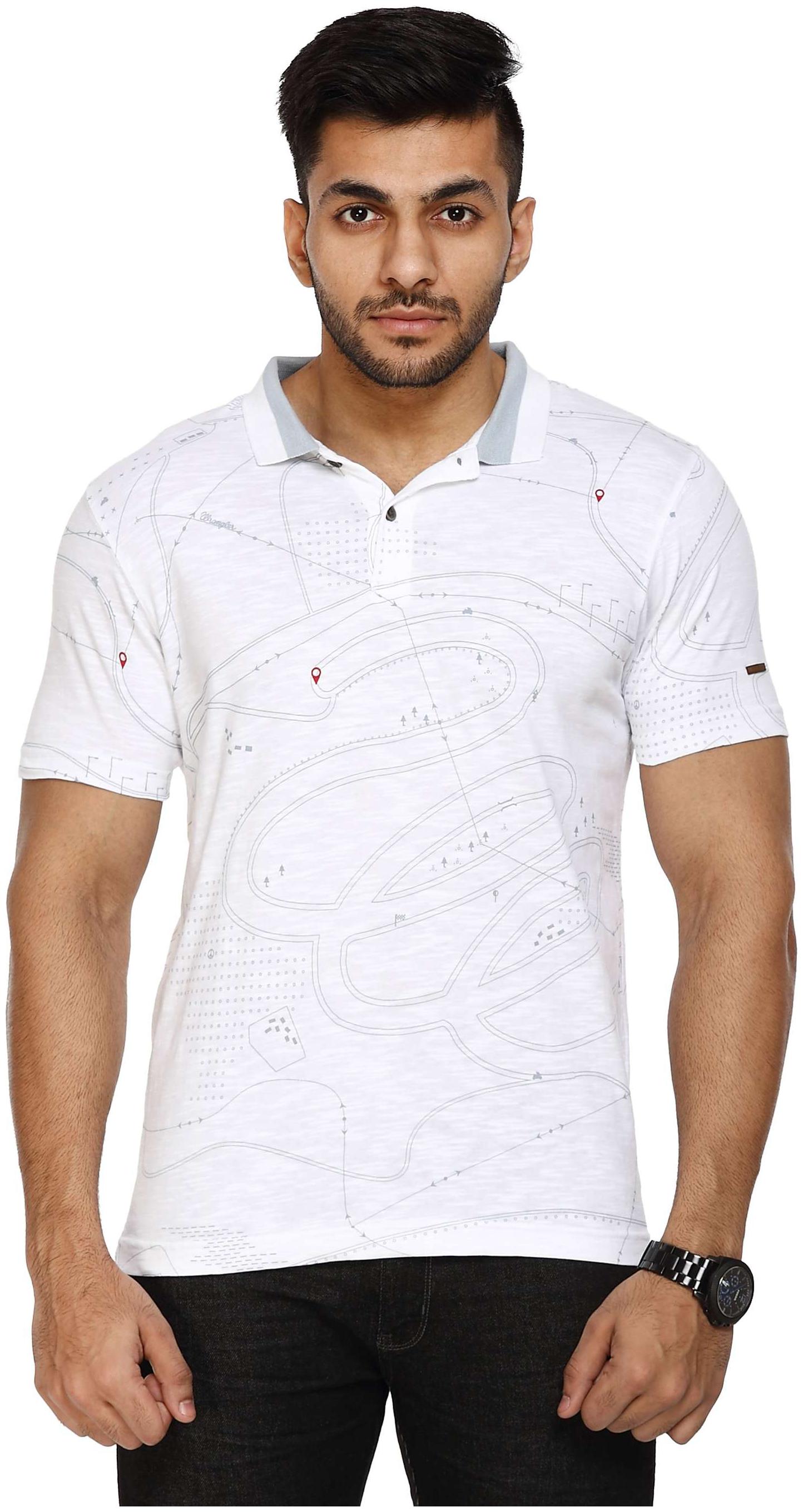 

Wrangler Men White Regular fit Cotton Polo collar T-Shirt - Pack Of 1