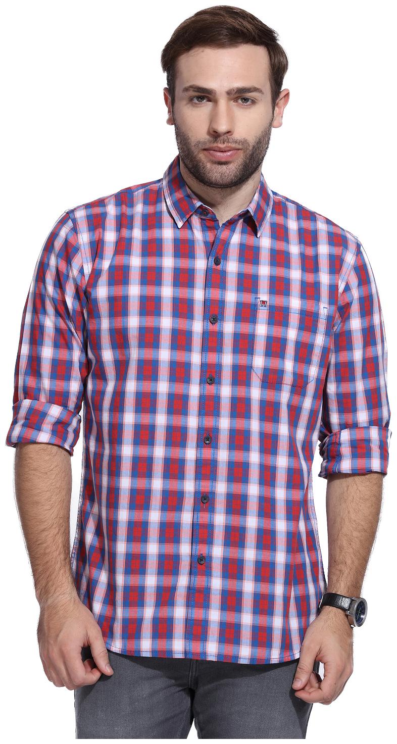 

Wrangler Men Multi Checked Regular Fit Casual Shirt