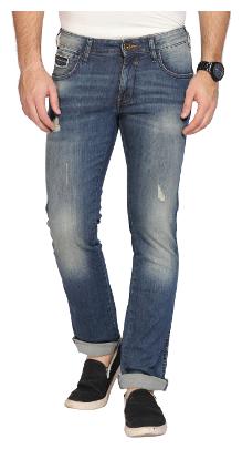

Wrangler Men Grey Slim Fit Jeans