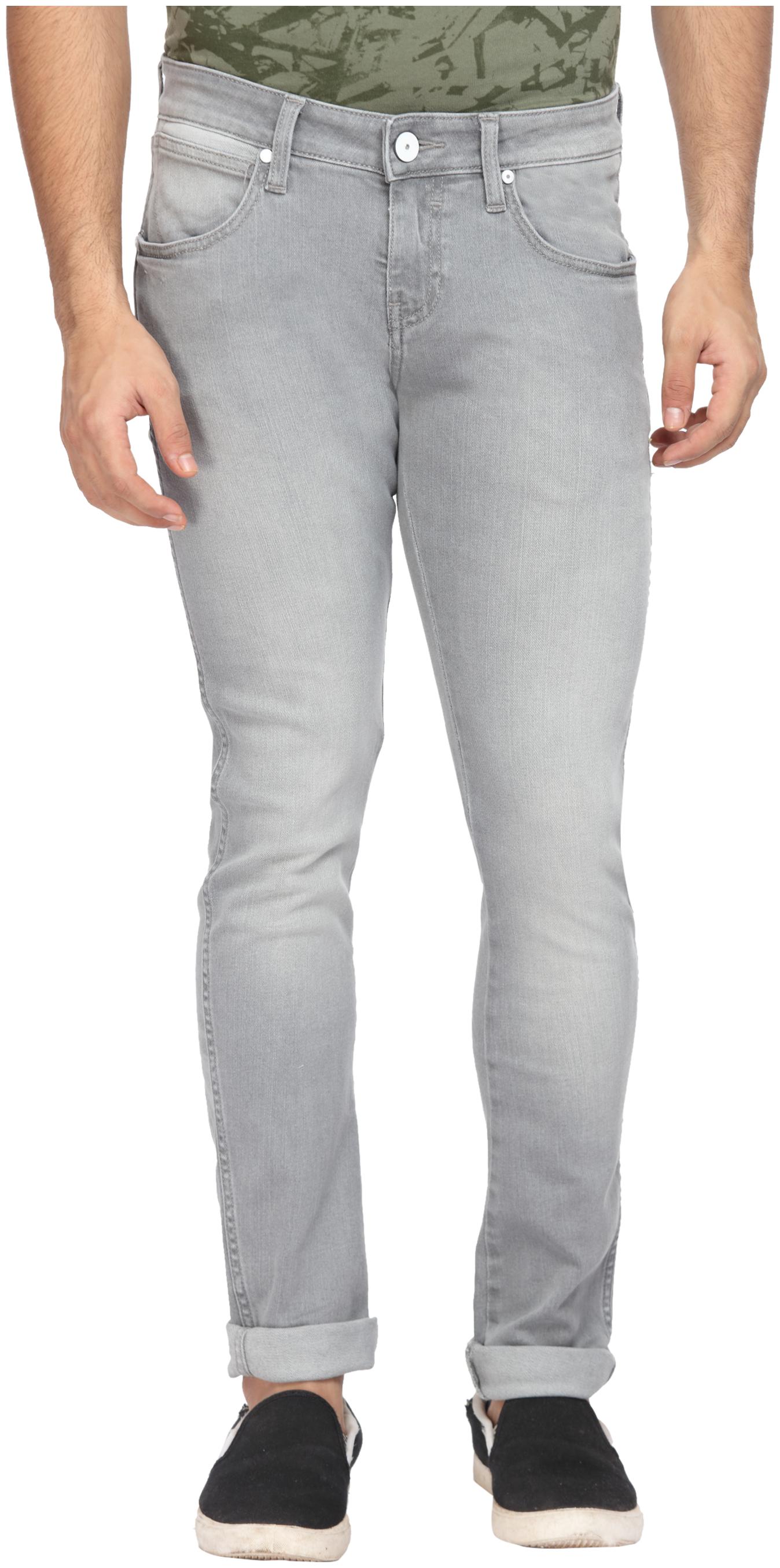 

Wrangler Men Grey Skinny Fit Jeans