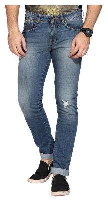 

Wrangler Men Blue Skinny Fit Jeans