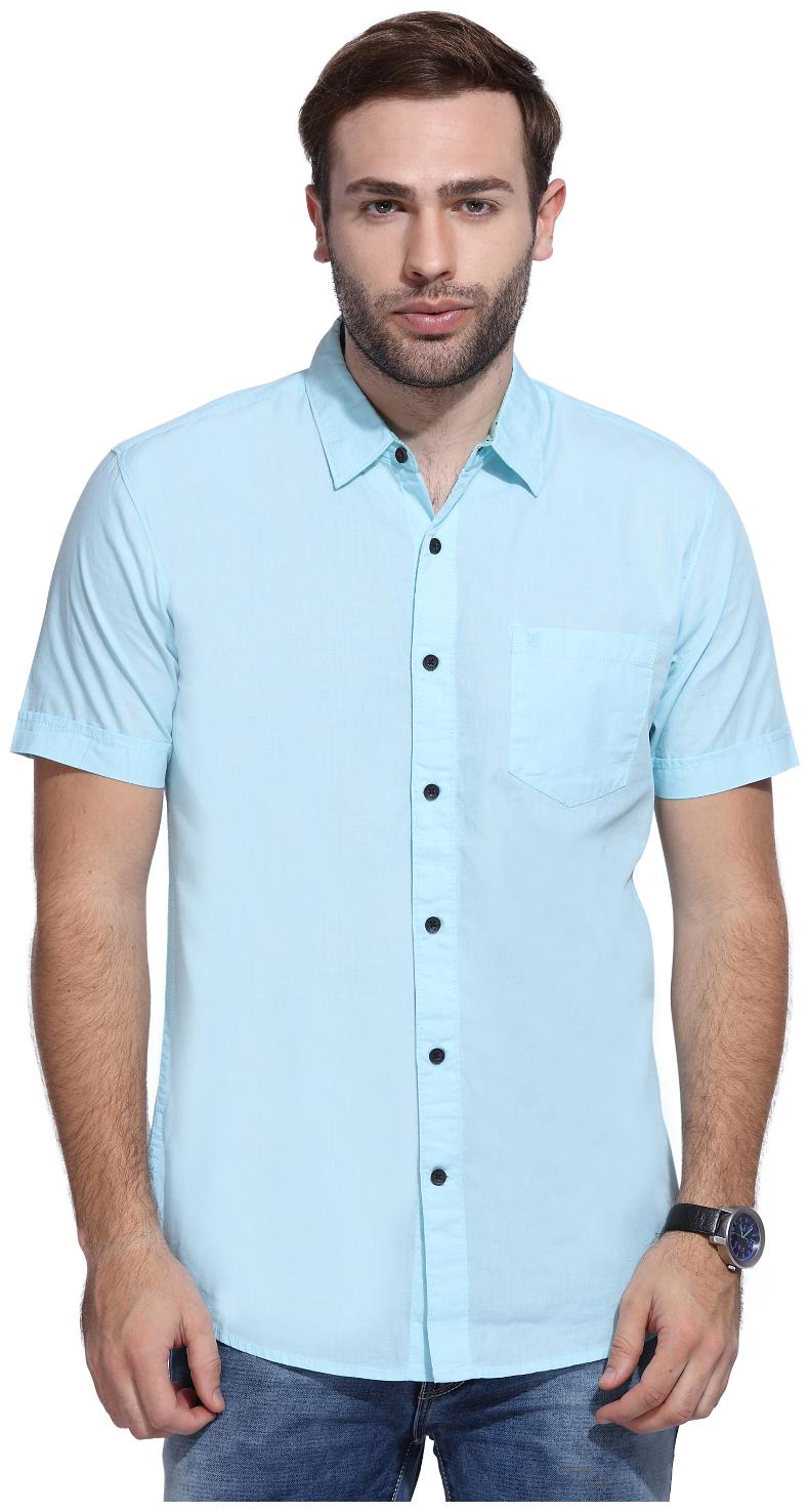 

Wrangler Men s Solid Regular Fit Casual Shirt