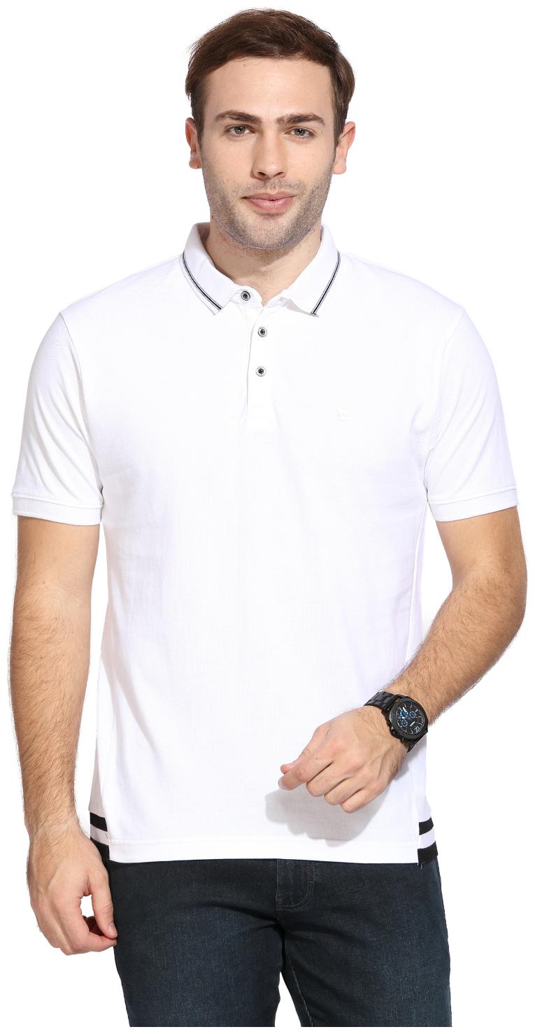 

Wrangler Men White Regular fit Cotton Polo collar T-Shirt - Pack Of 1
