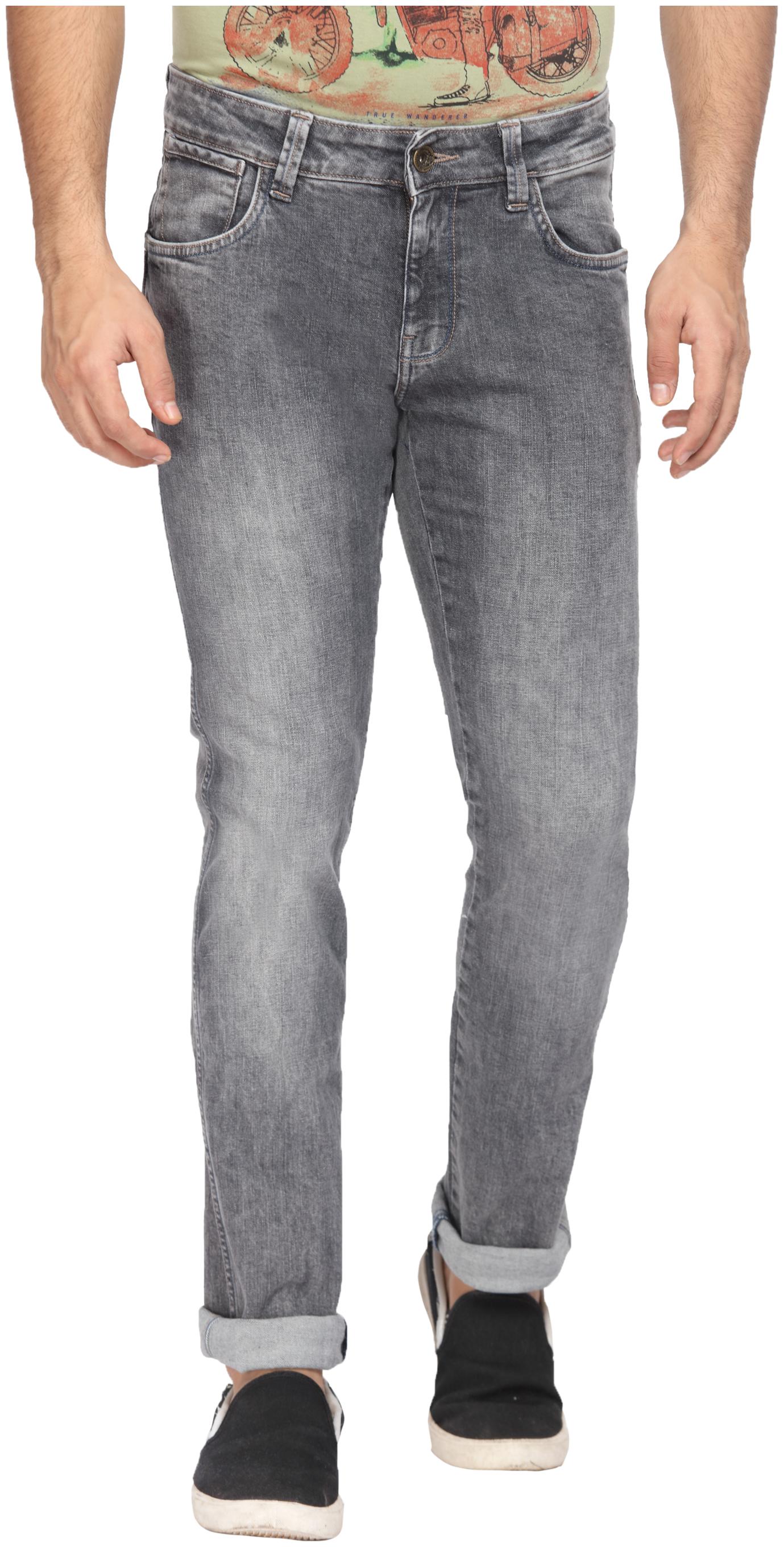 

Wrangler Men Grey Slim Fit Jeans