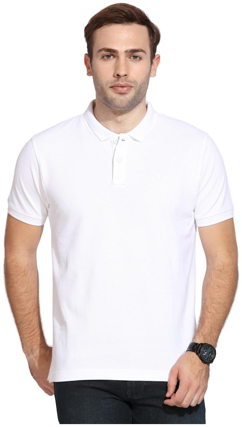

Wrangler Men White Regular fit Cotton Polo collar T-Shirt - Pack Of 1