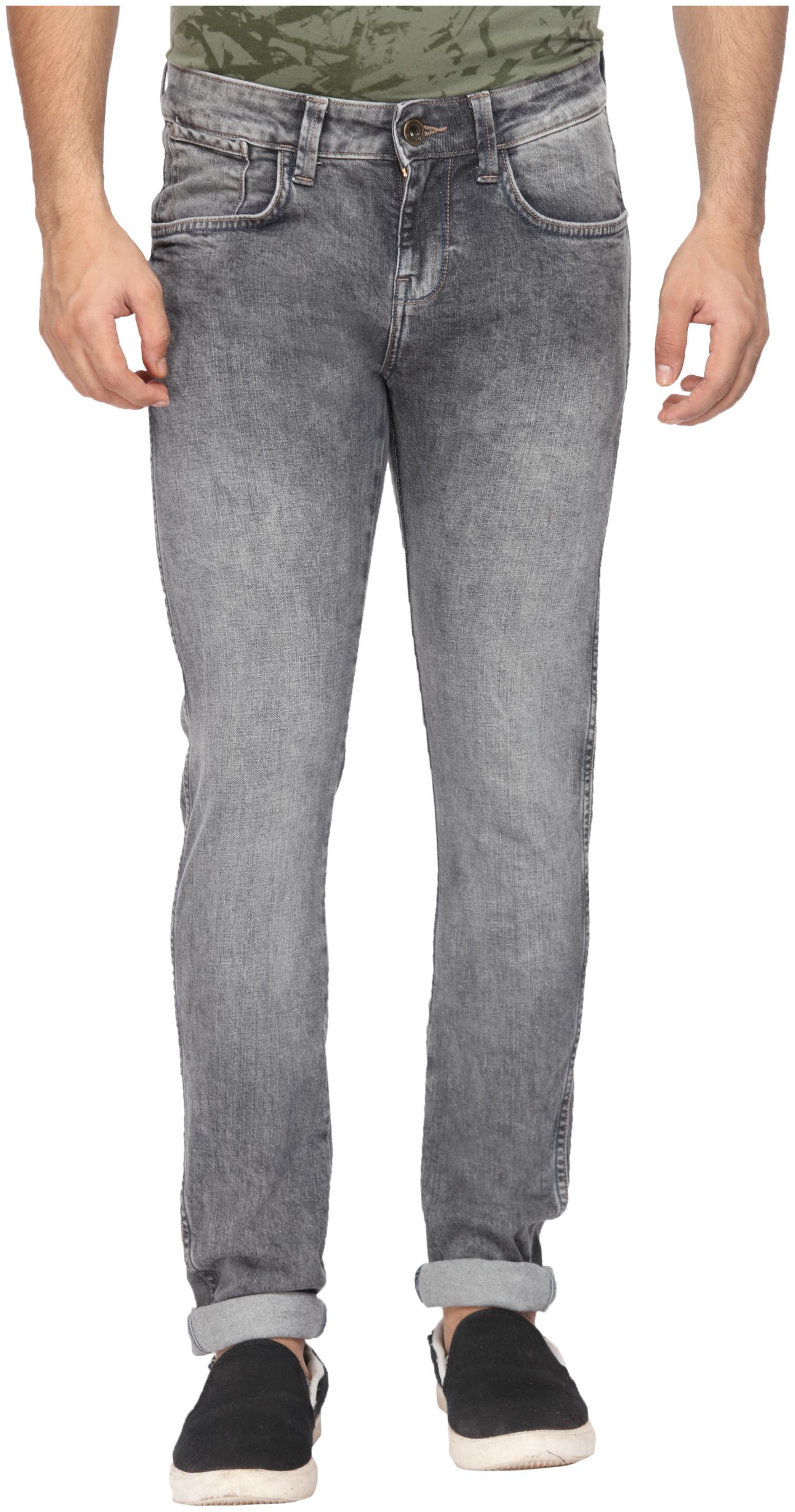 

Wrangler Men Grey Skinny Fit Jeans