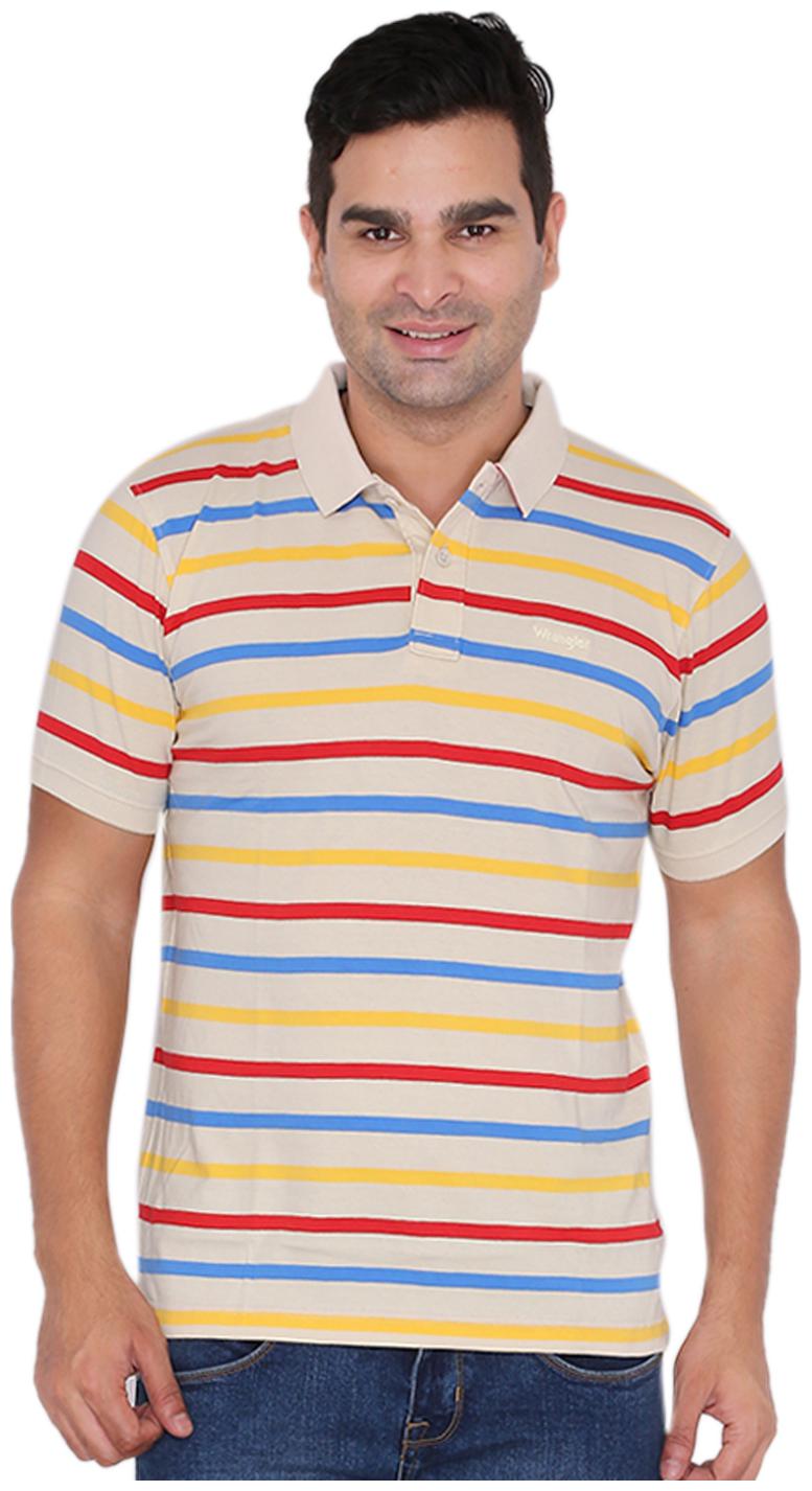 

Wrangler Men White Regular fit Cotton Polo collar T-Shirt - Pack Of 1