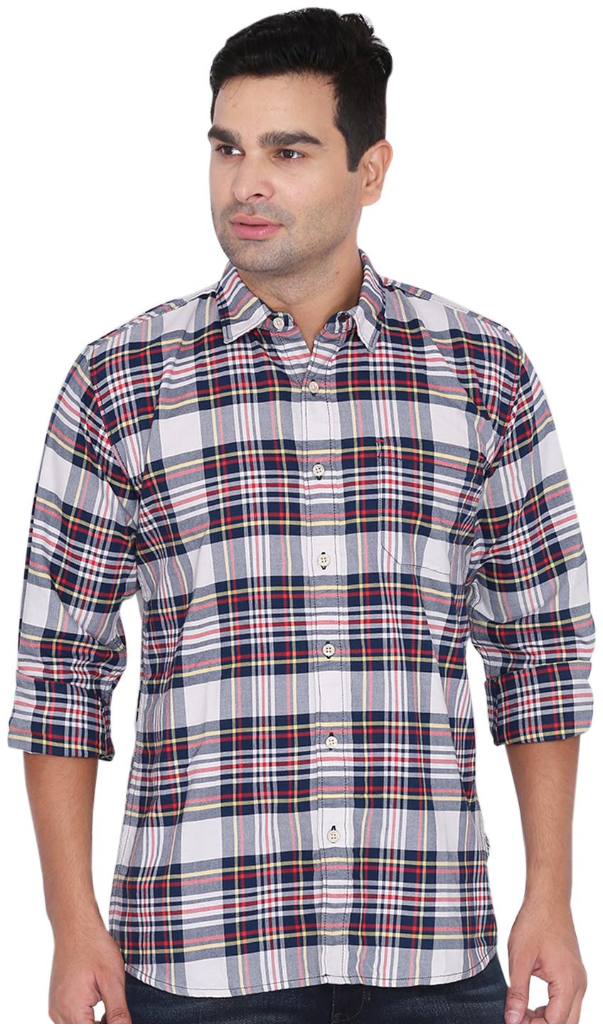 

Wrangler Men Multi Checked Regular Fit Casual Shirt