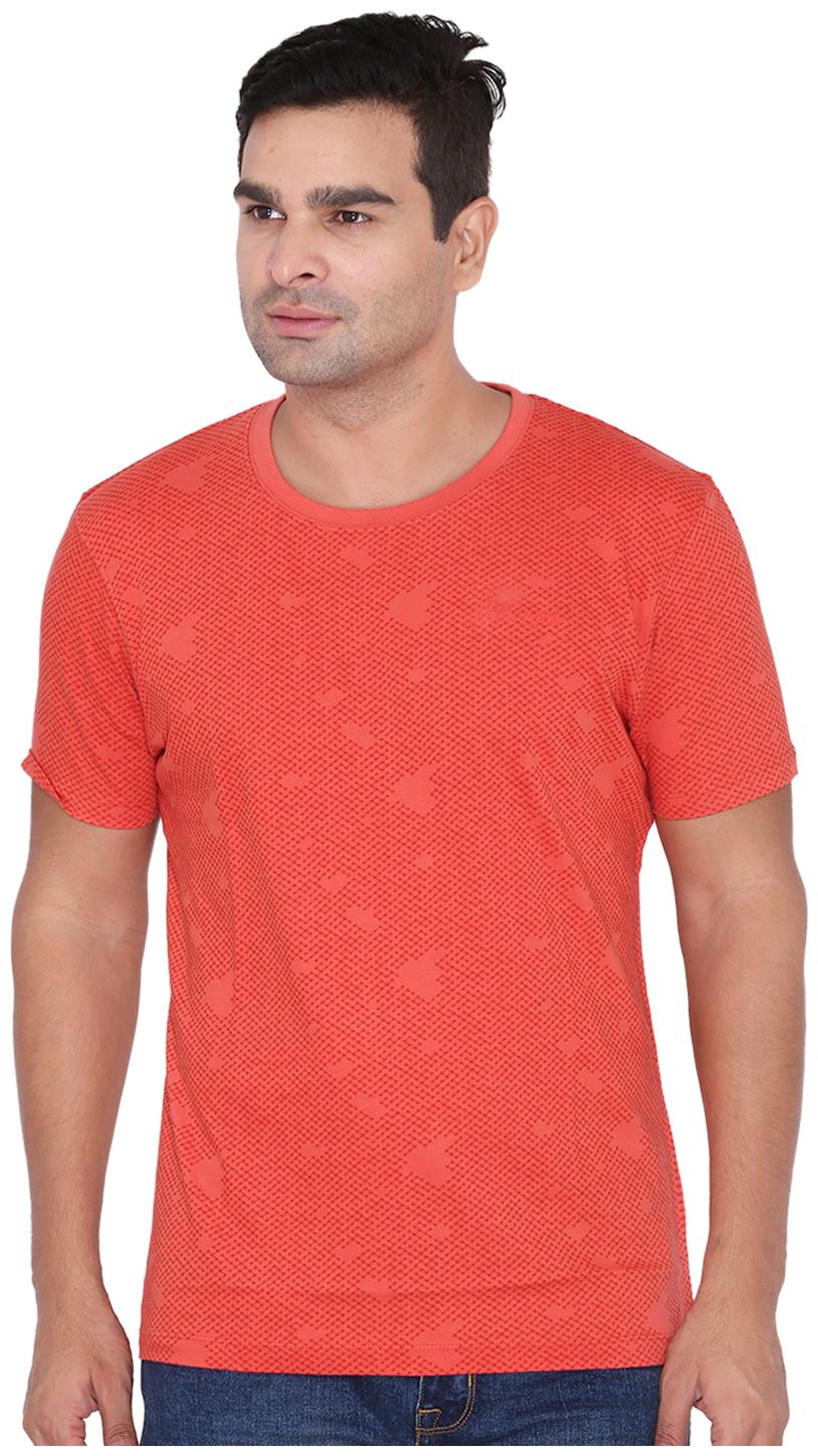 

Wrangler Men Red Regular fit Cotton Round neck T-Shirt - Pack Of 1