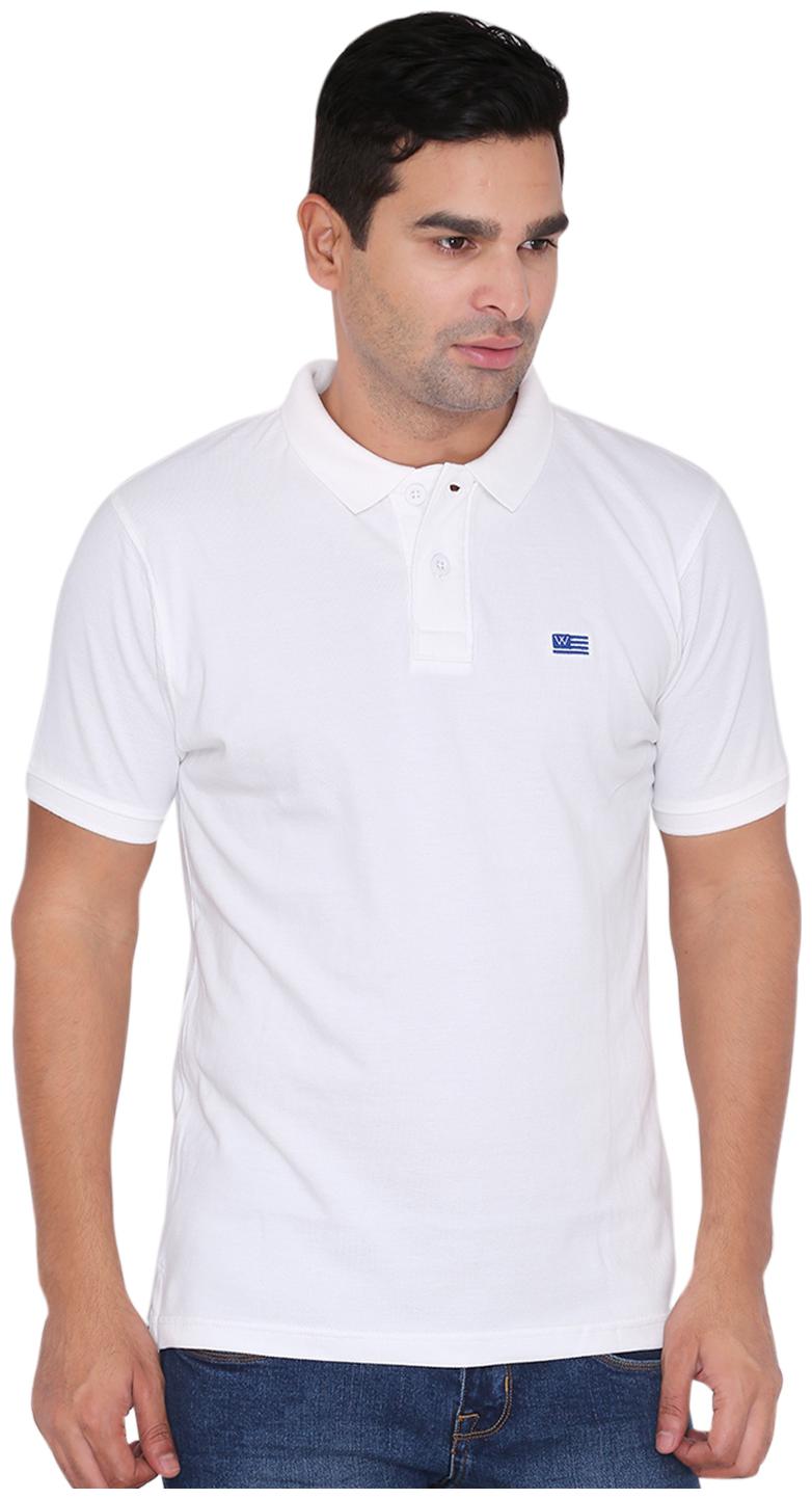 

Wrangler Men White Regular fit Cotton Polo collar T-Shirt - Pack Of 1