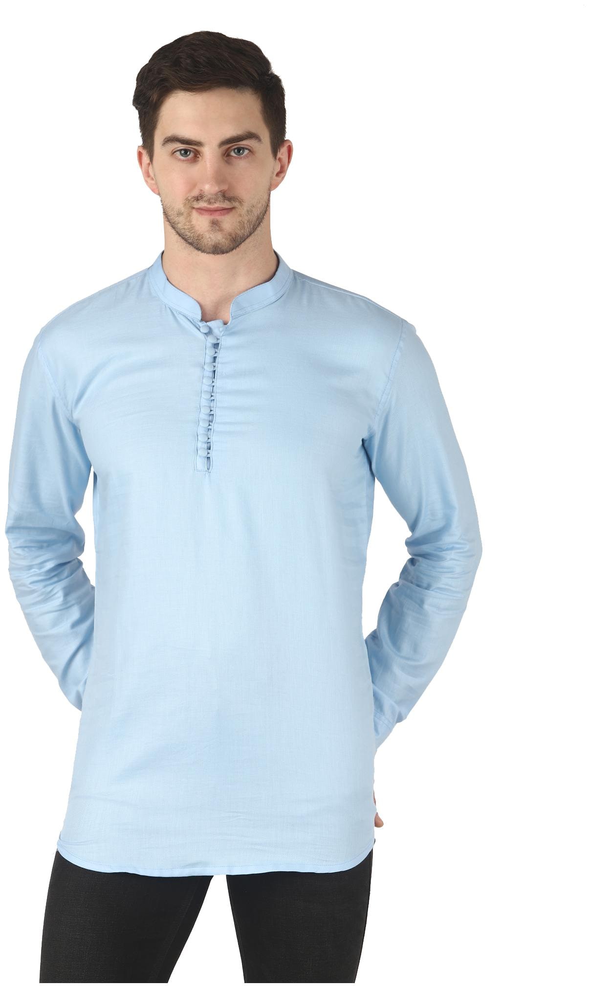 

WRITTER Men Blue Regular Fit Kurta