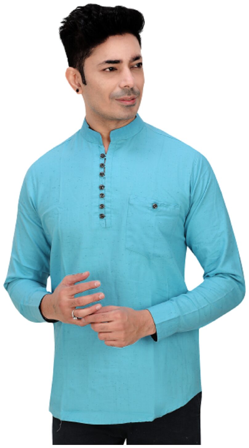 

XBOYZ Men Blue Regular Fit Kurta