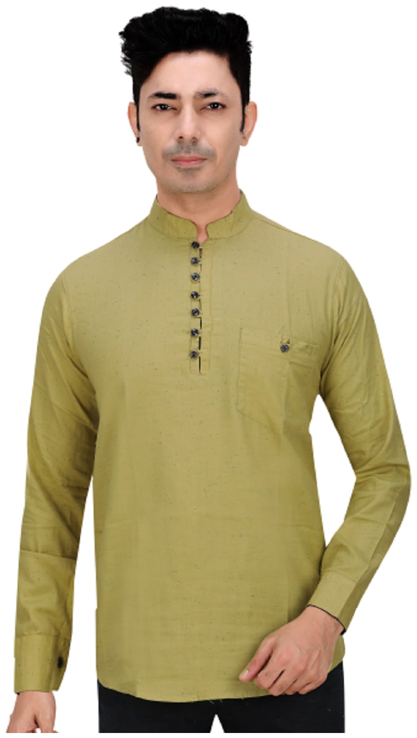

XBOYZ Men Green Regular Fit Kurta