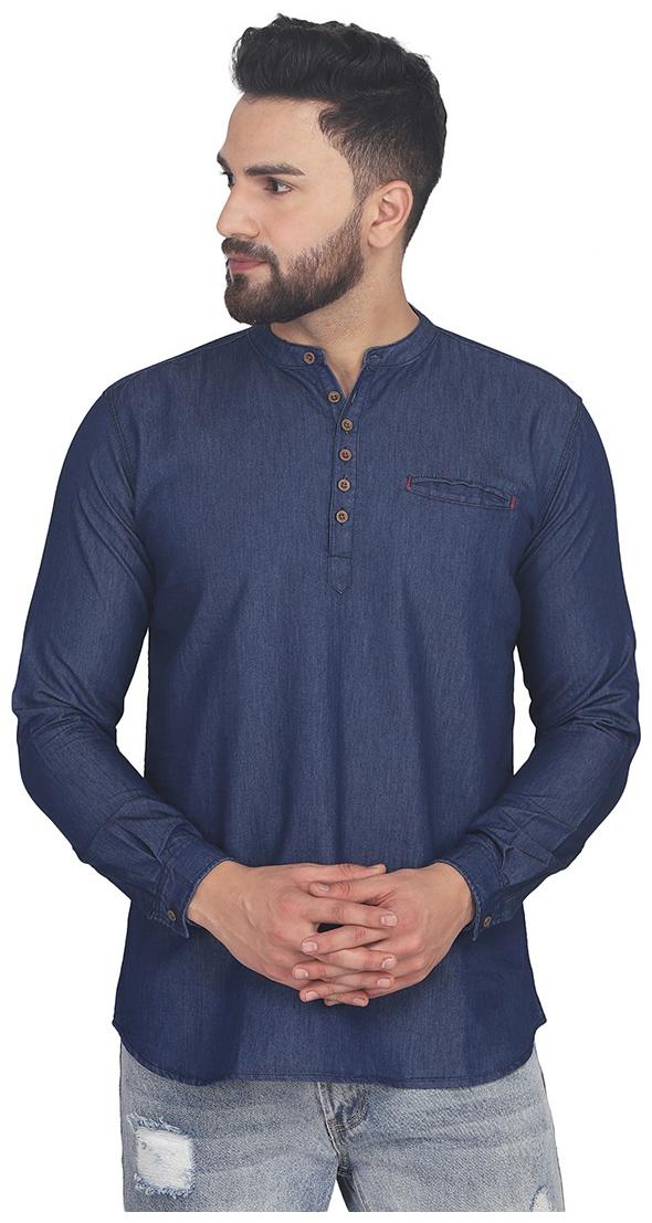 

XBOYZ Men Blue Regular Fit Kurta