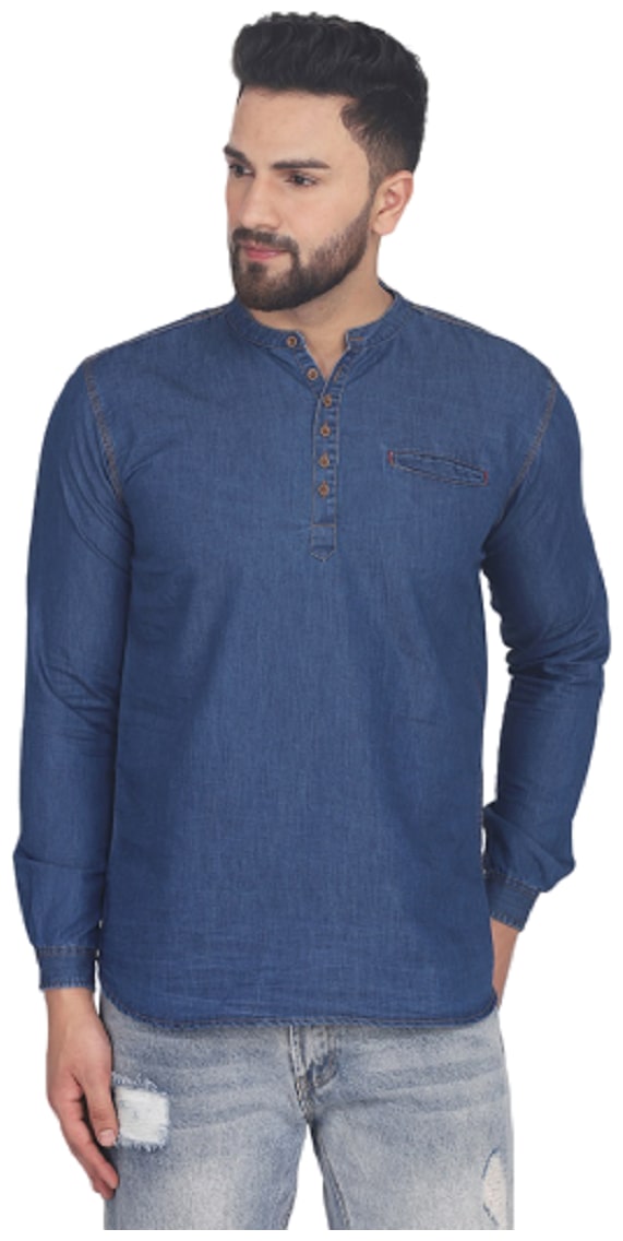 

XBOYZ Men Blue Regular Fit Kurta