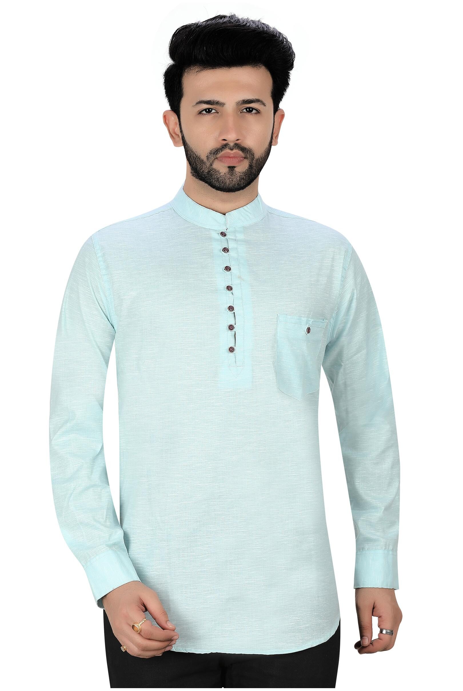 

XBOYZ Men Blue Regular Fit Kurta