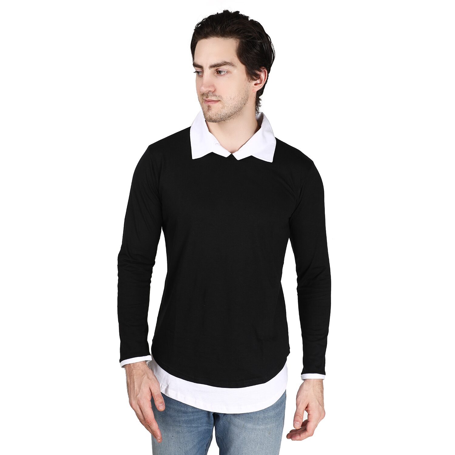 

Xite Men Black Regular fit Cotton Polo collar T-Shirt - Pack Of 1