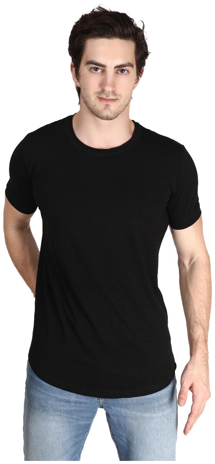 

Xite Men Black Regular fit Cotton Lycra Round neck T-Shirt - Pack Of 1