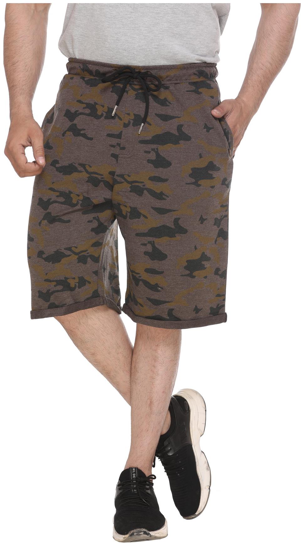 

Y I Men Brown Regular Fit Regular Shorts
