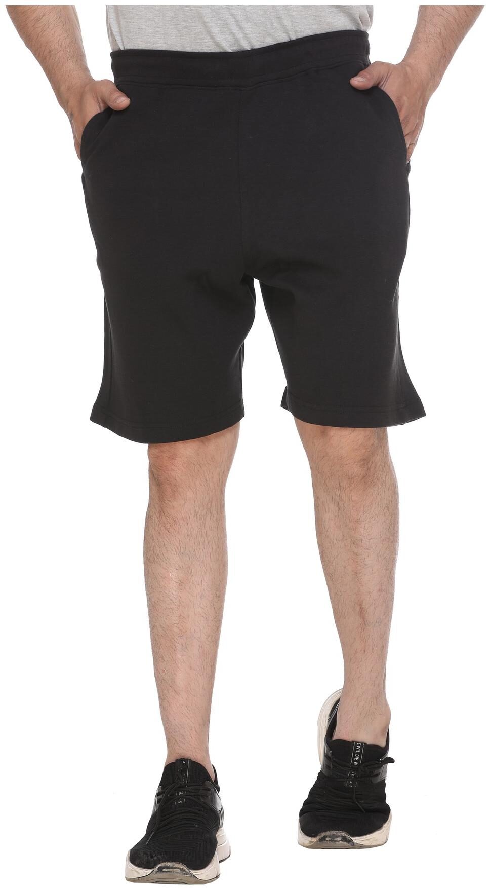 

Y I Men Black Regular Fit Regular Shorts