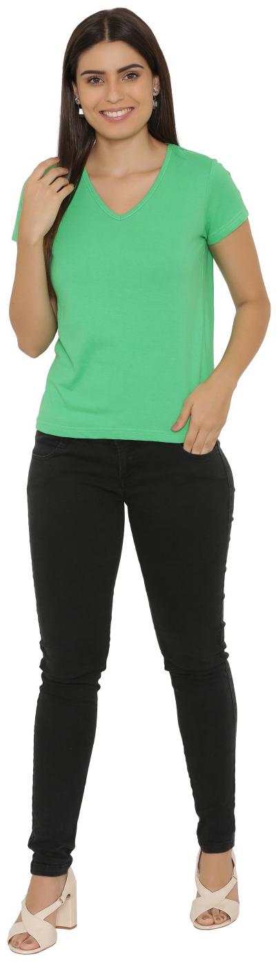 

Yaadleen Cotton Regular Tops - Green