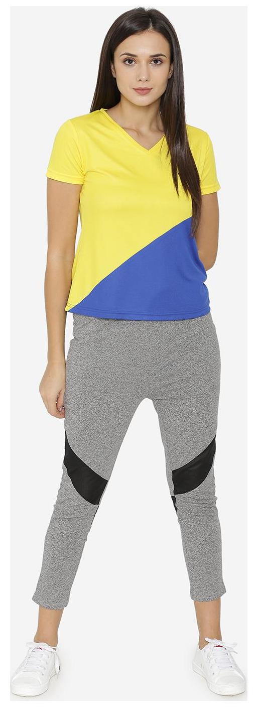 

YAADLEEN Women Solid A-line top - Yellow