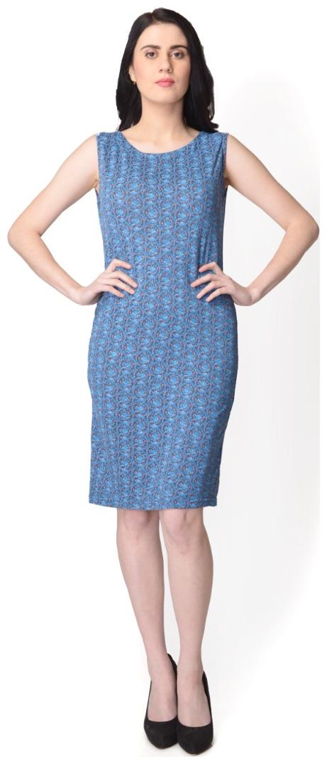 

YAADLEEN Multi Printed A-line dress