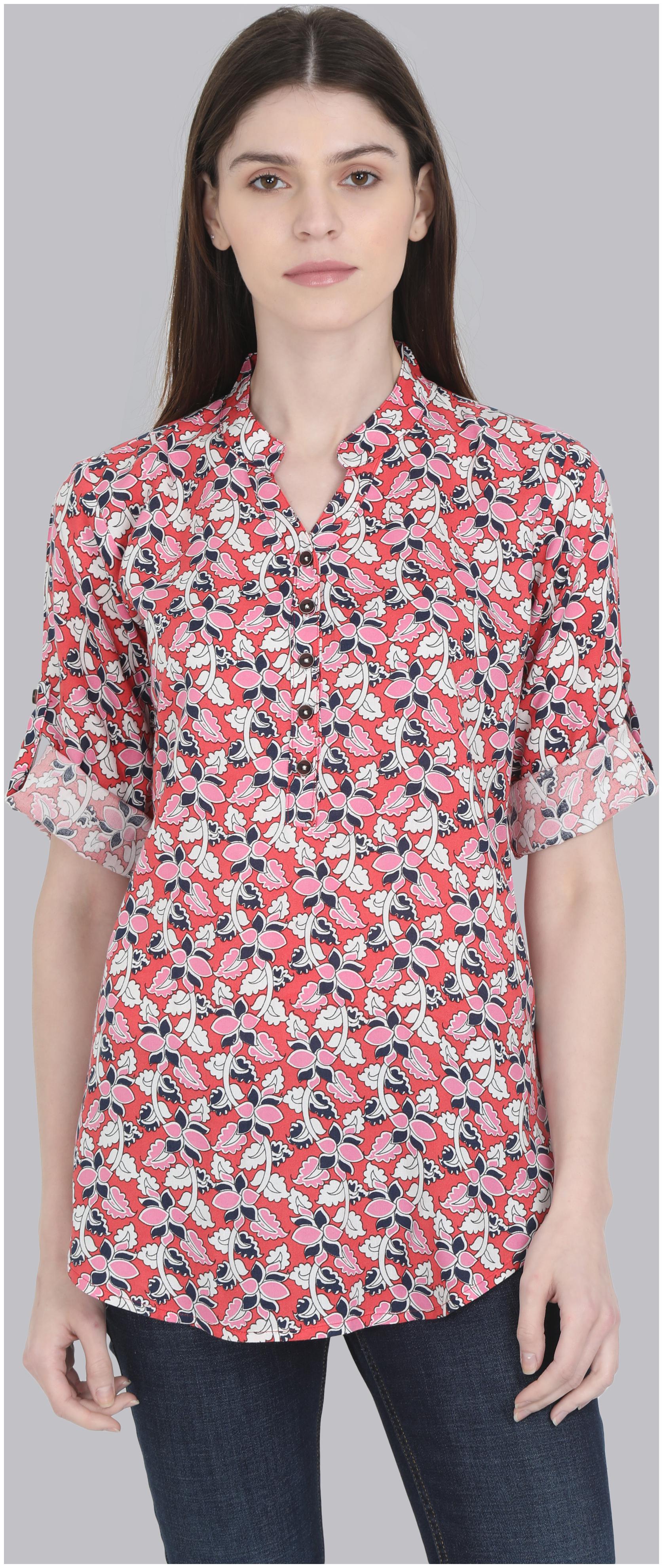 

Yaanvi Women Multi Floral Straight Kurti