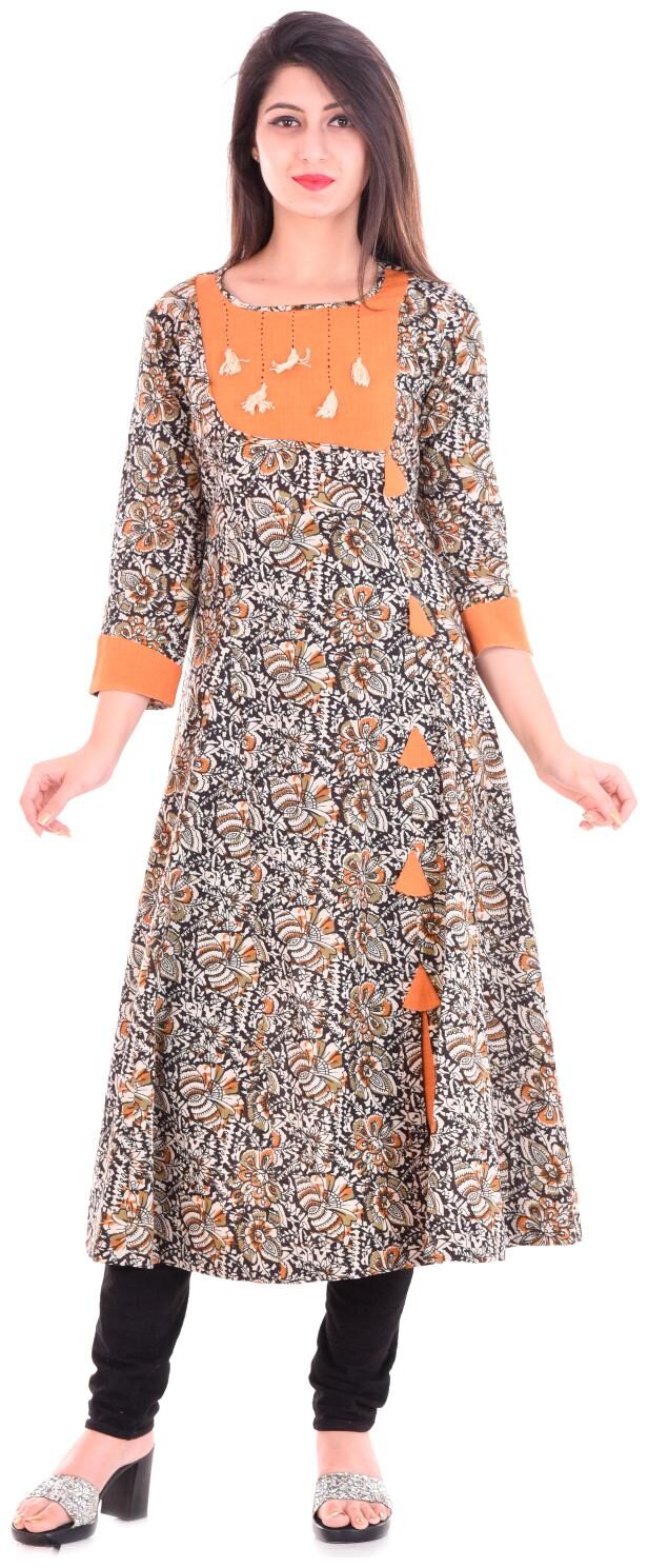 

Yash Gallery Kalamkari Print Women s Kurta