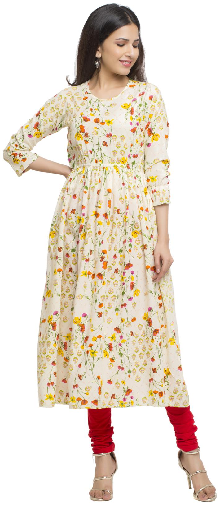 

Yash Gallery Women Multi Floral Anarkali Kurta