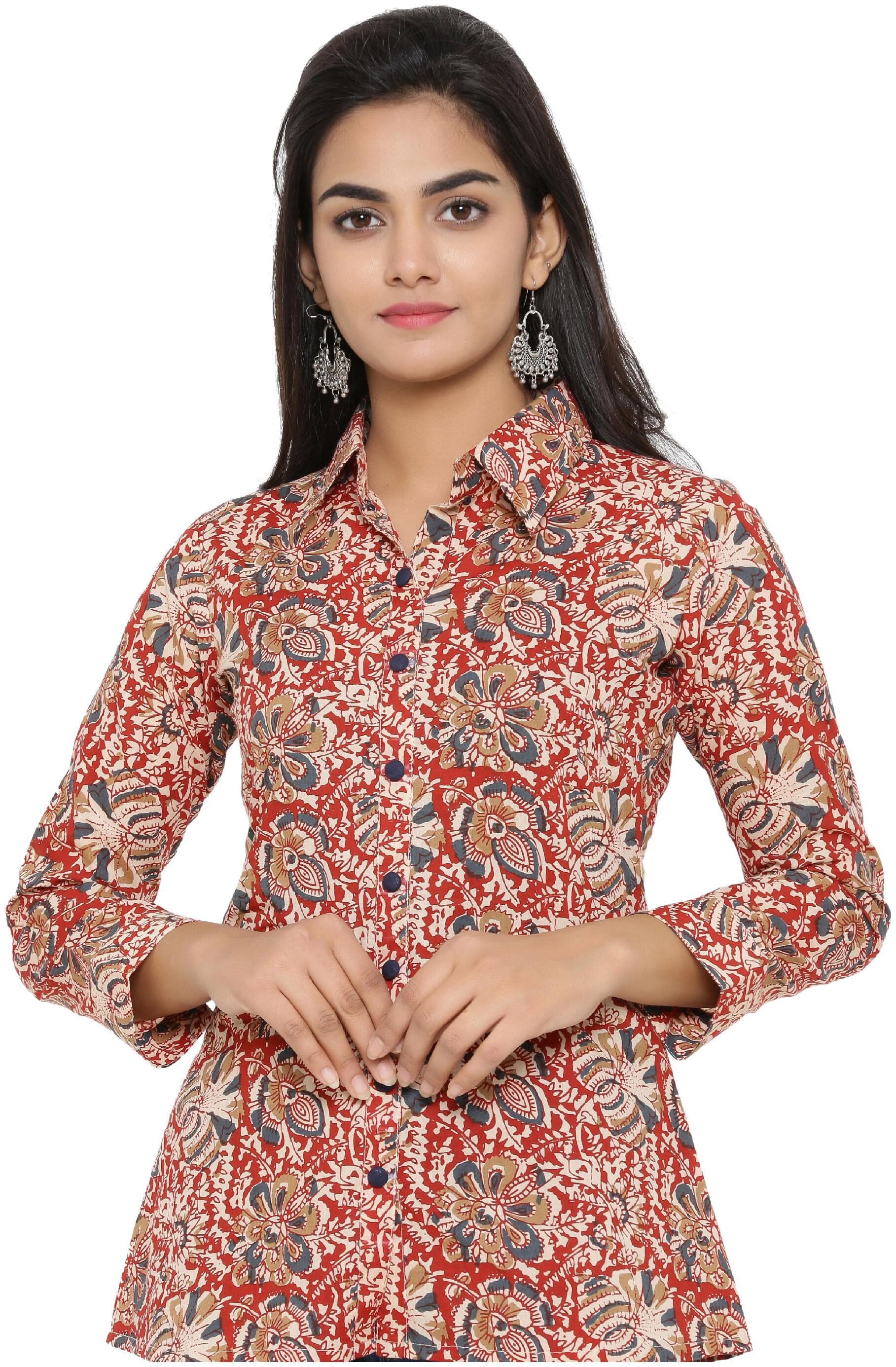

Yash Gallery Women Multi Printed Regular Fit Shirt