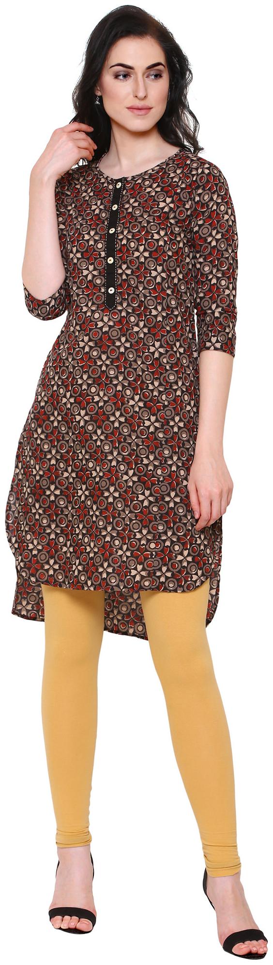 

Yash Gallery Women Multi Floral Straight Kurta