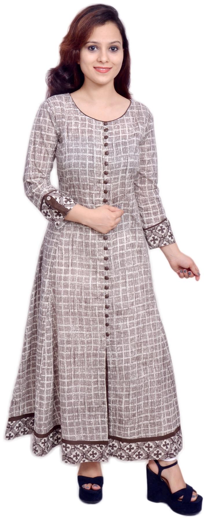 

YASH GALLERY Women s Cotton Anarkali Kurti