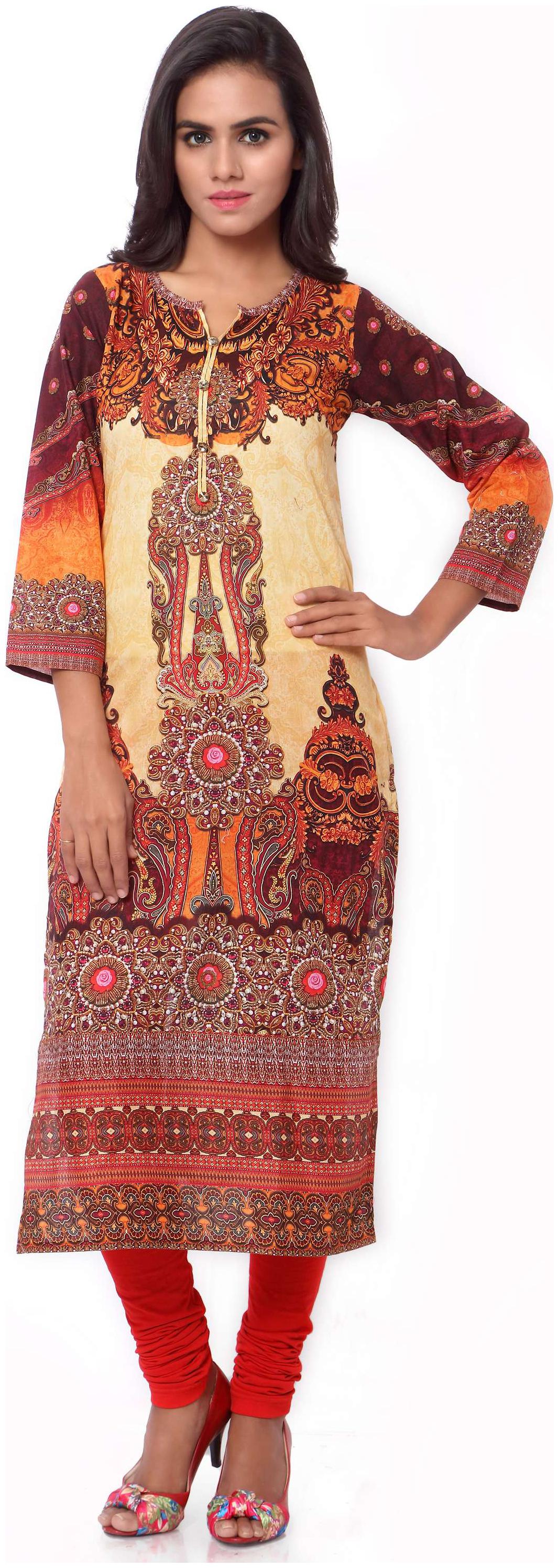 

Yes Fab Designer Digital printed kurtis