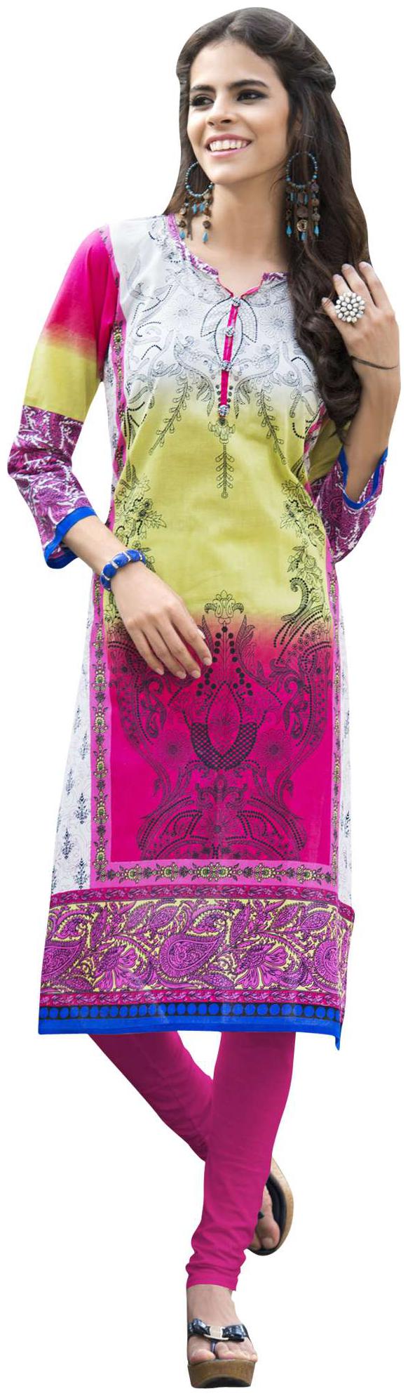 

Yes Fab Designer Digital printed kurtis