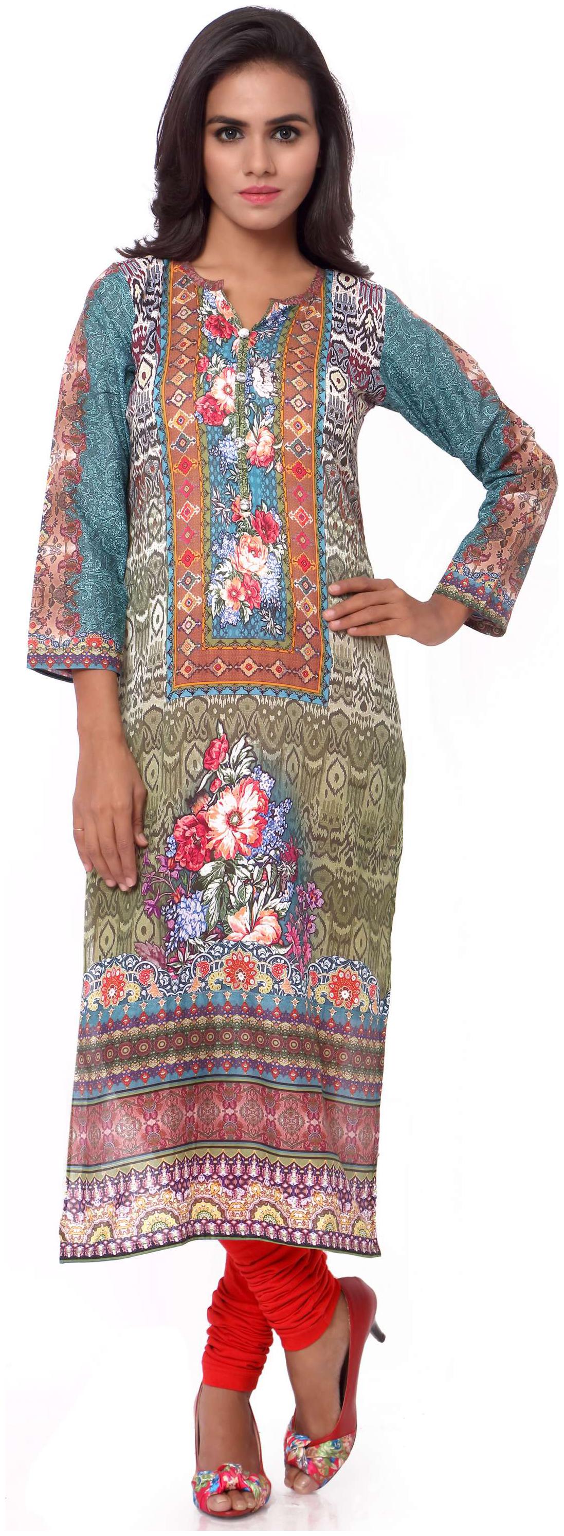 

Yes Fab Designer Digital printed kurtis