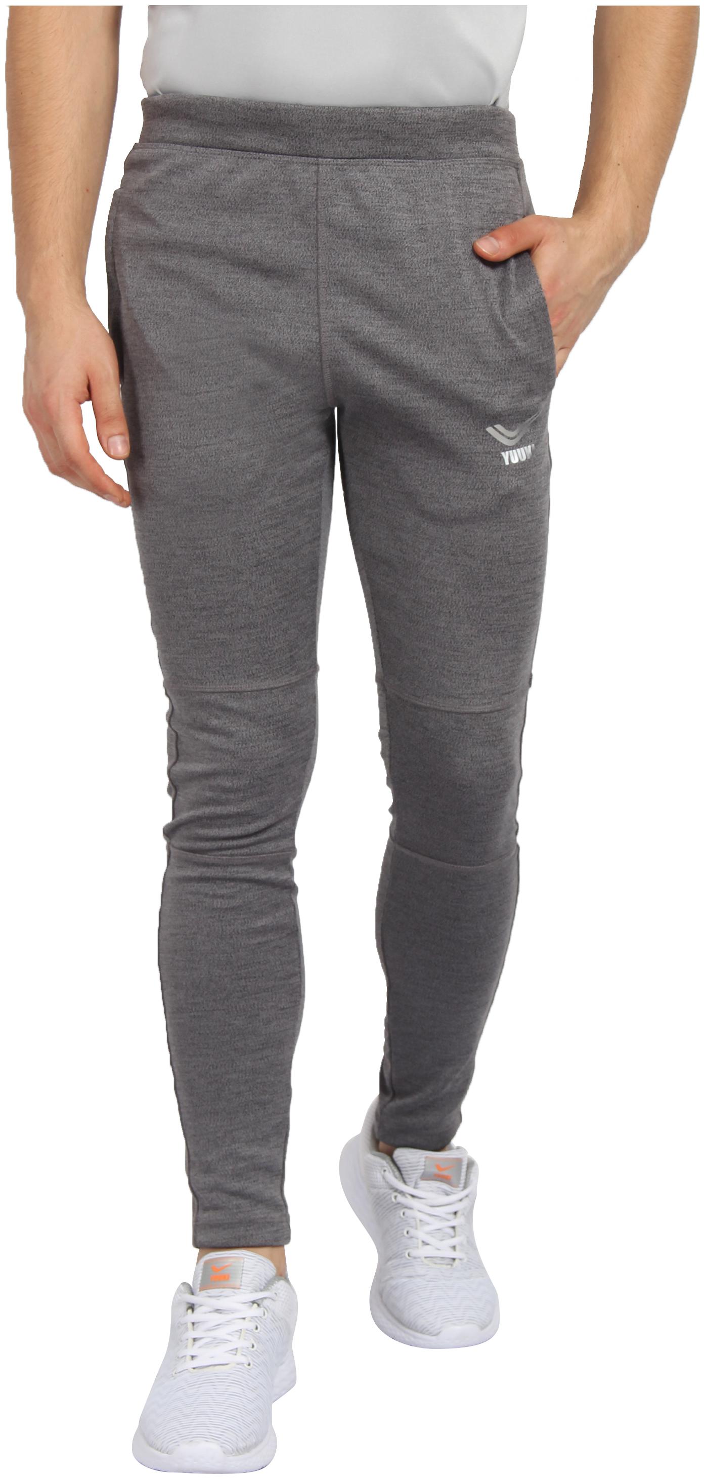 

YUUKI Men Grey Solid Regular fit Track pants