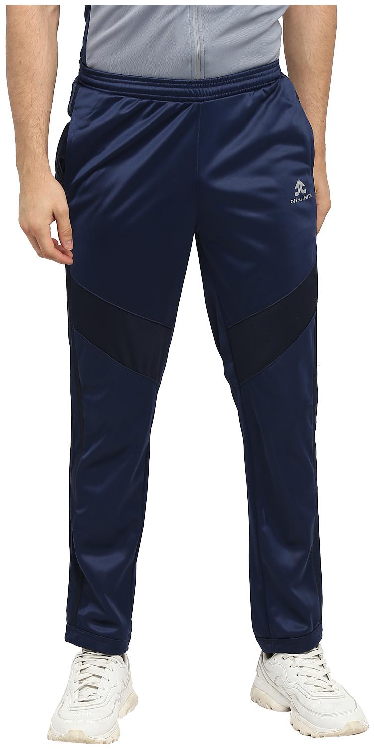 

YUUKI Men Blue Solid Slim fit Track pants