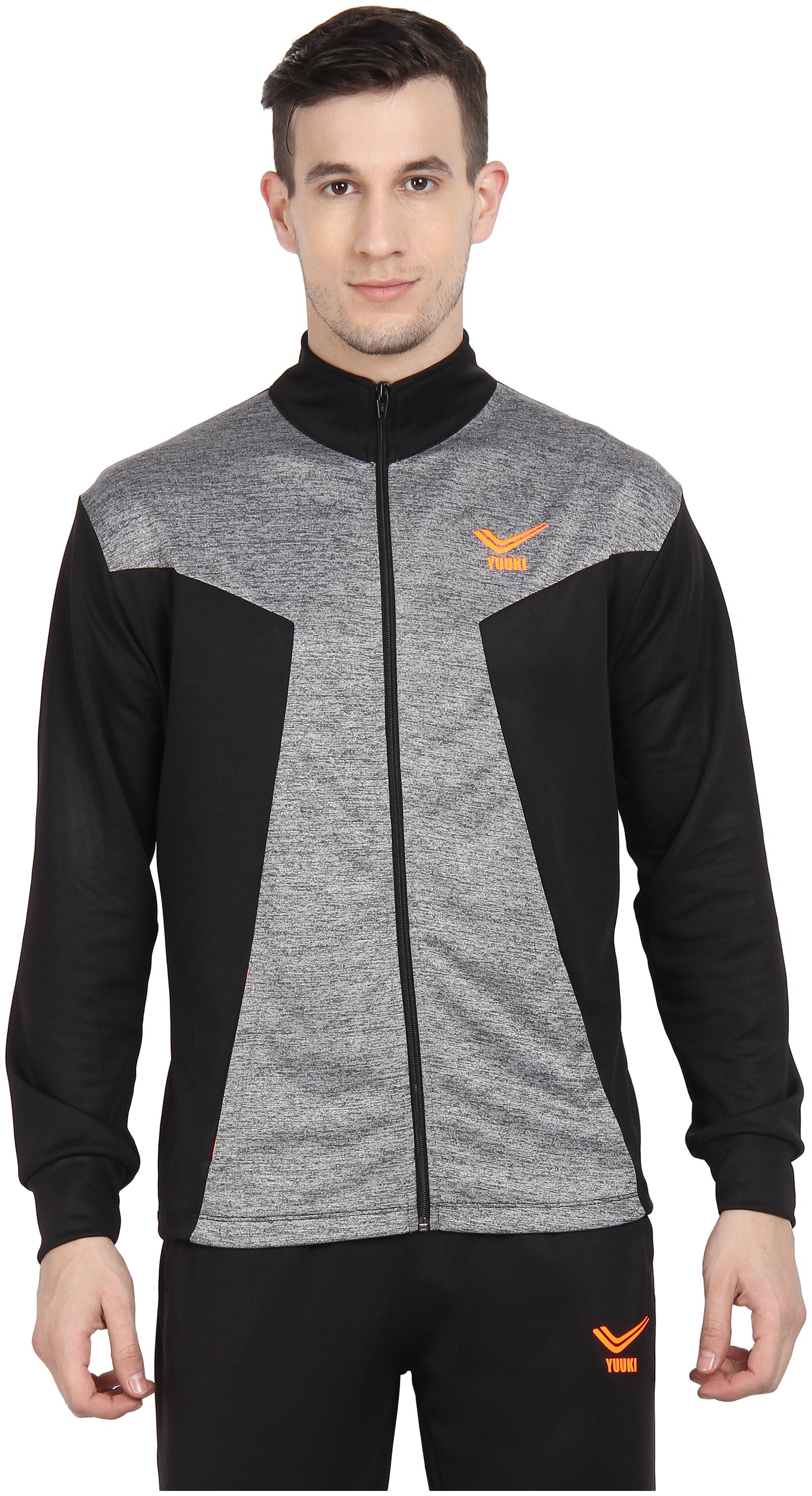 

YUUKI Men Grey Solid Bomber jacket