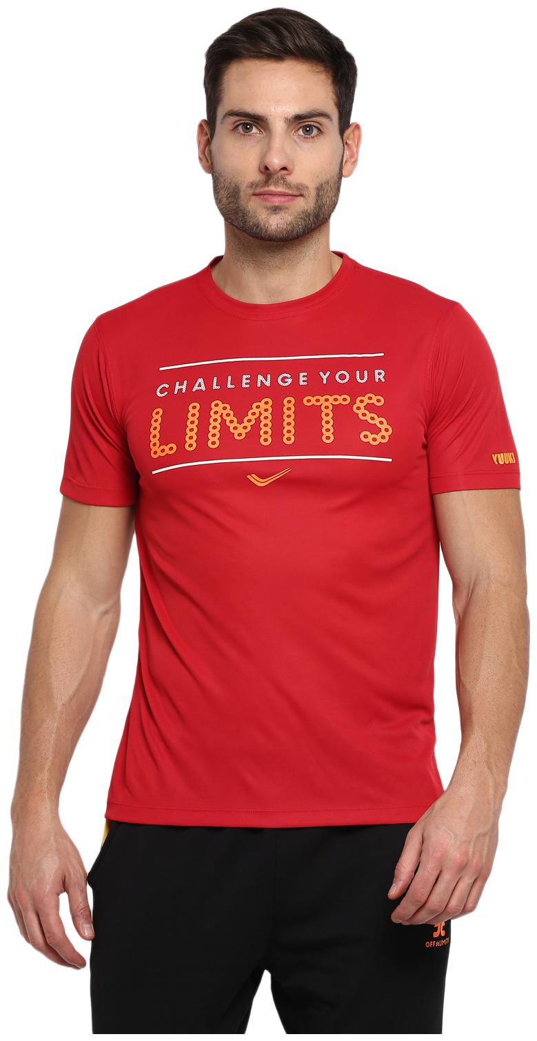

Yuuki Men Red Regular fit Polyester Round neck T-Shirt - Pack Of 1
