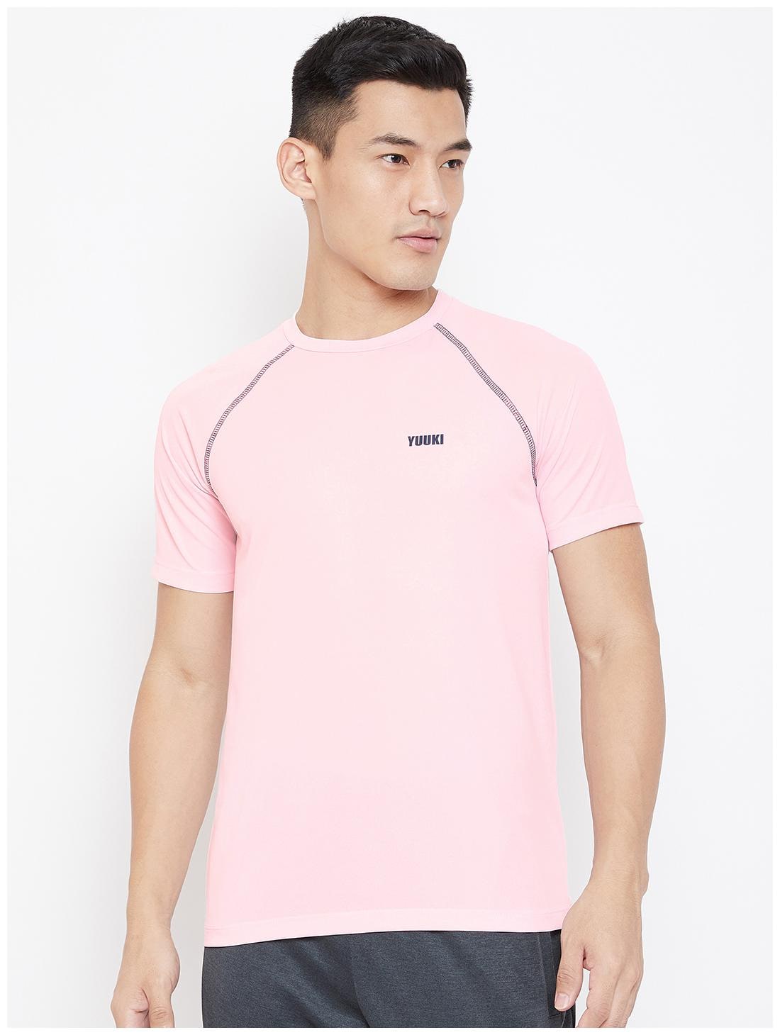 

Yuuki Men Pink Regular fit Polyester Round neck T-Shirt - Pack Of 1