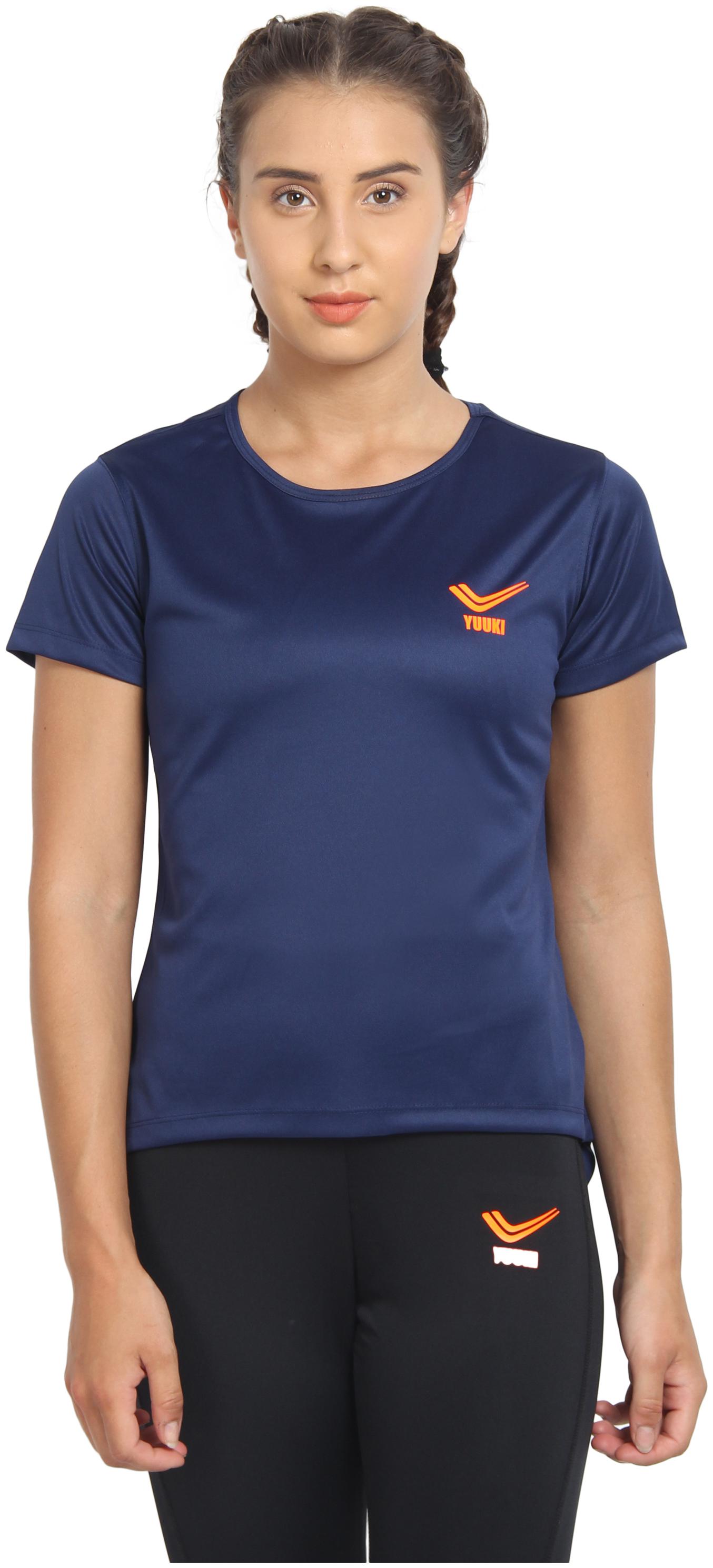 

YUUKI Women Solid Sports T-Shirt - Blue