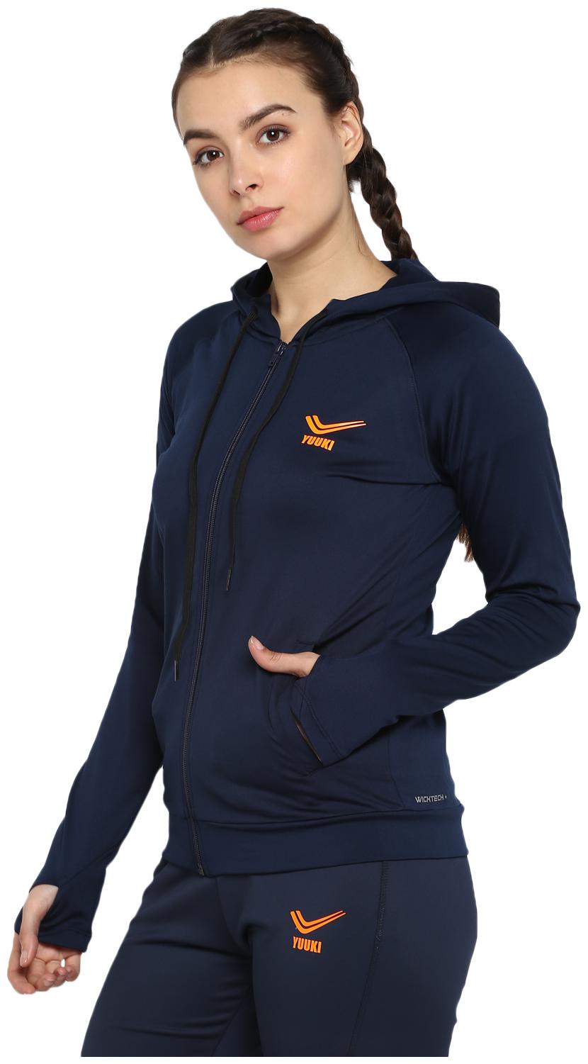 

Yuuki Women Solid Sports Jacket - Navy