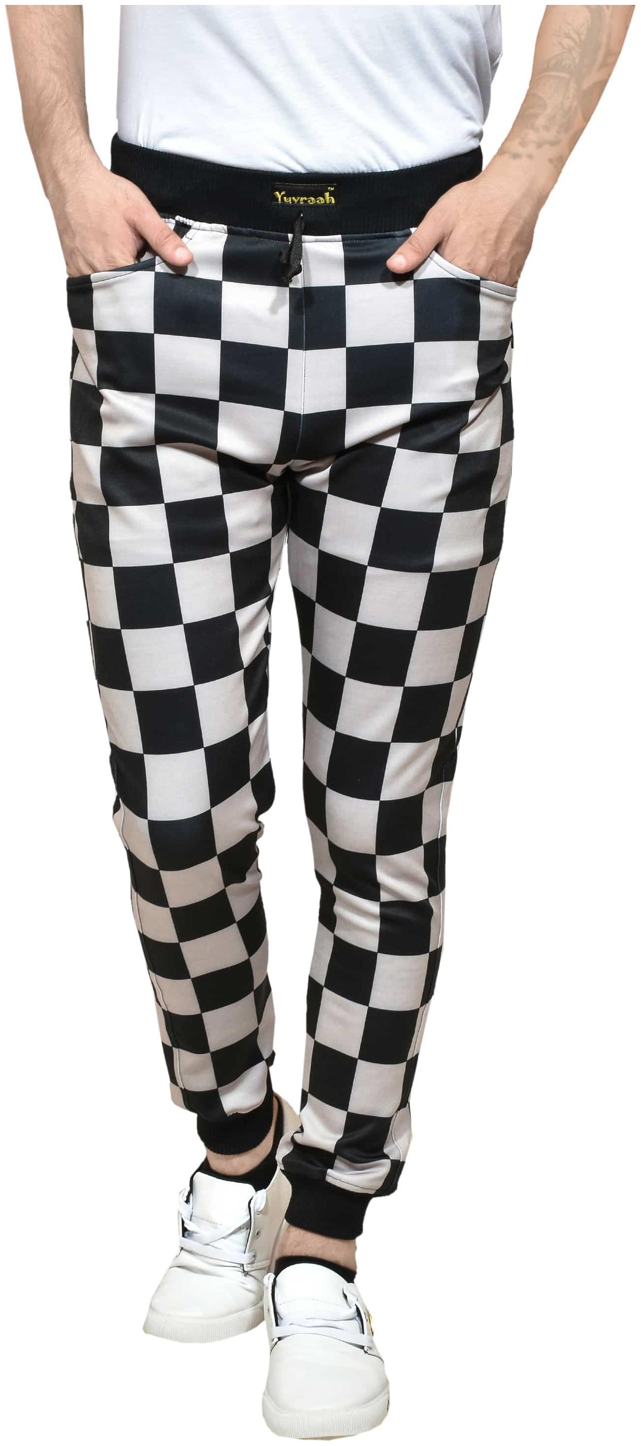 

Yuvraah Men Polyester Blend Slim Fit Joggers -Multi