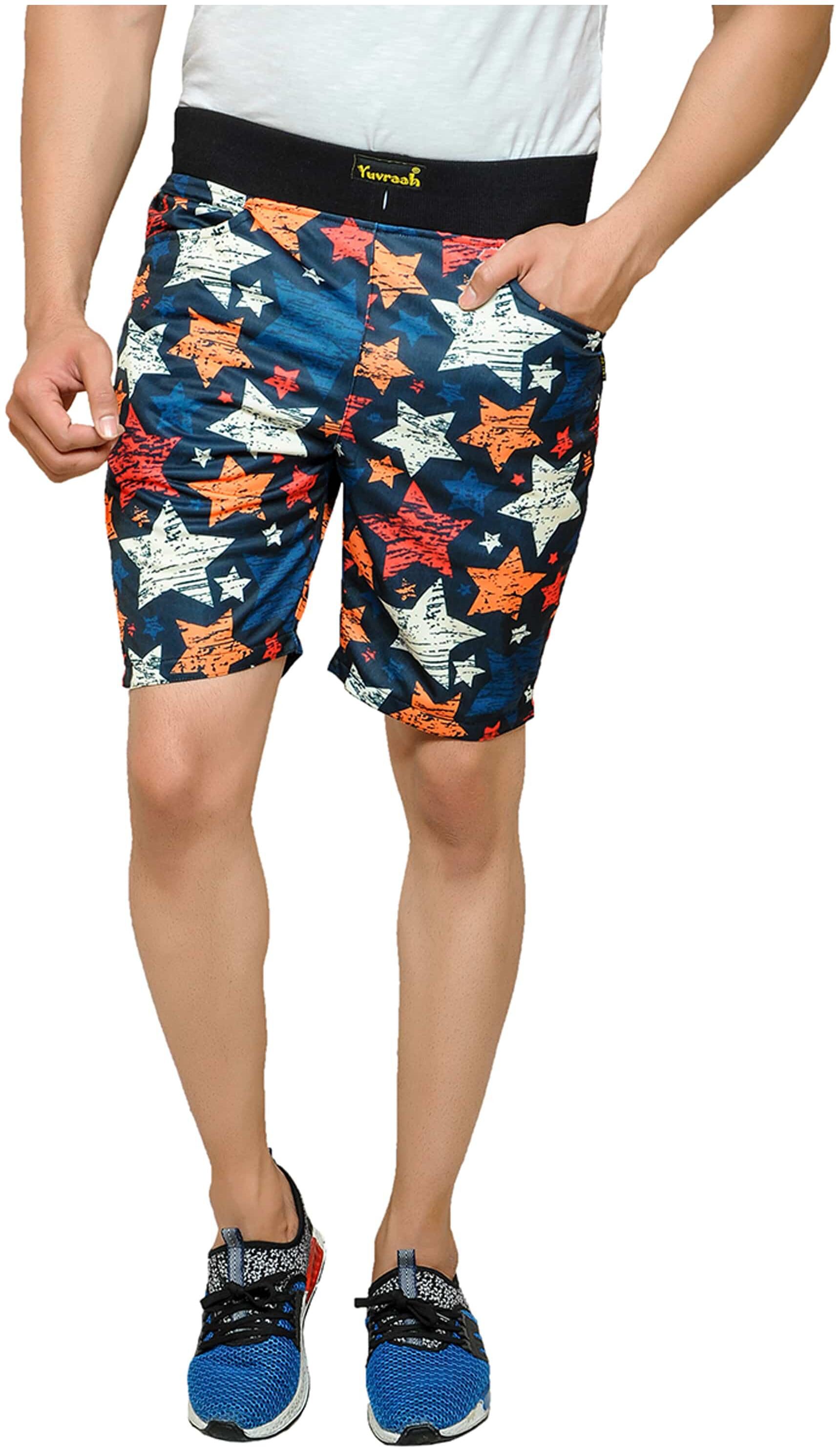 

Yuvraah Men Polyester Shorts Multi