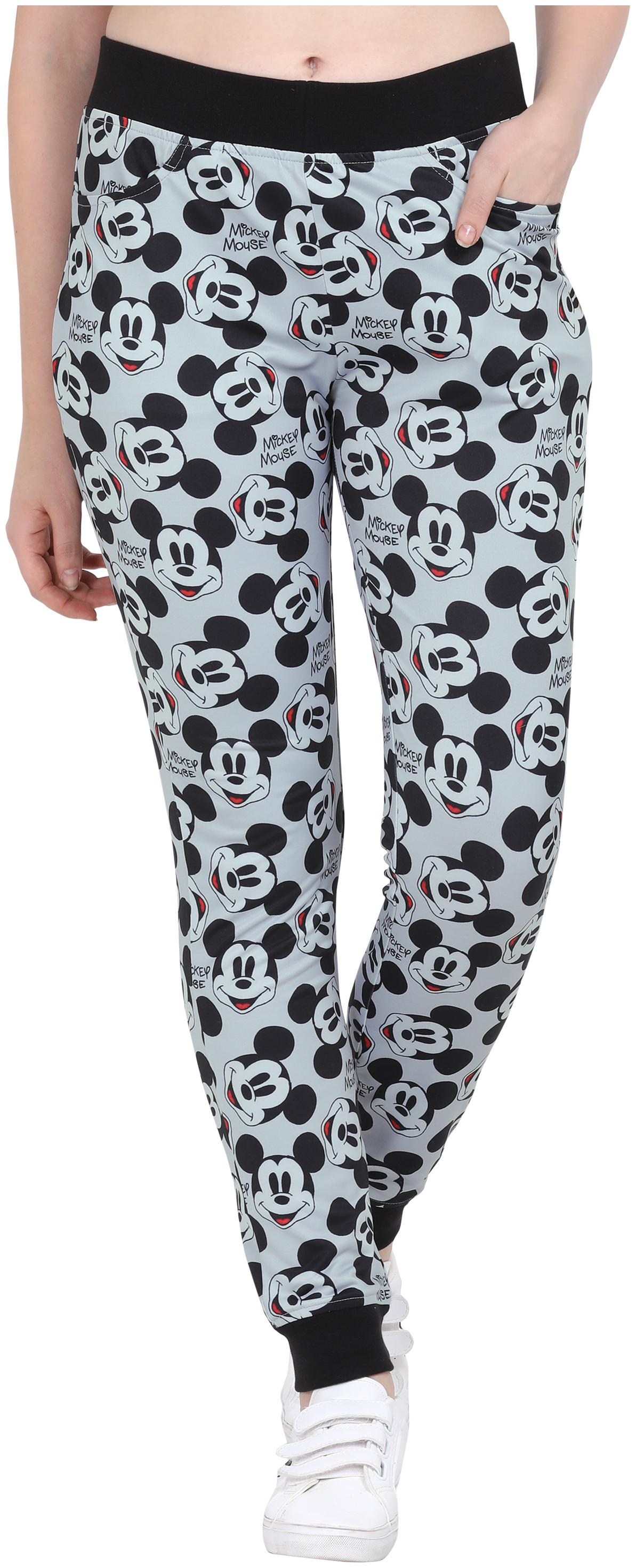 

Yuvraah Polyester Grey Printed Joggers For Women